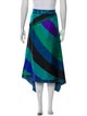 Emilio Pucci Silk Midi Length Skirt