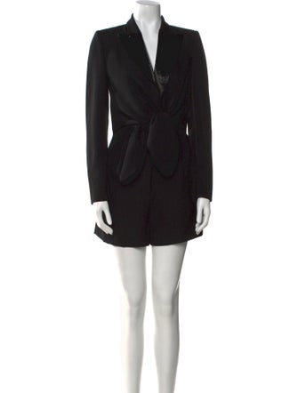 Emilio Pucci Virgin Wool V-Neck Romper