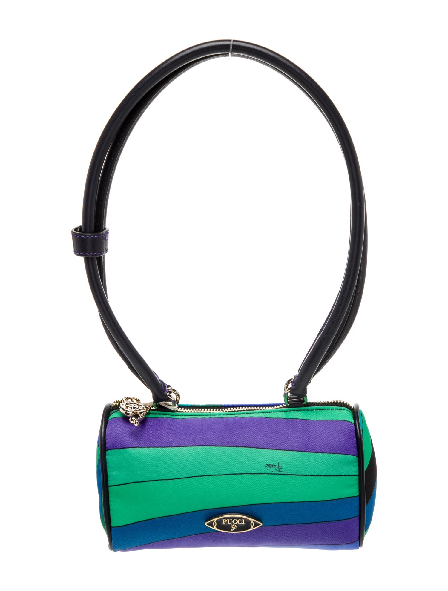 Emilio Pucci Satin Shoulder Bag