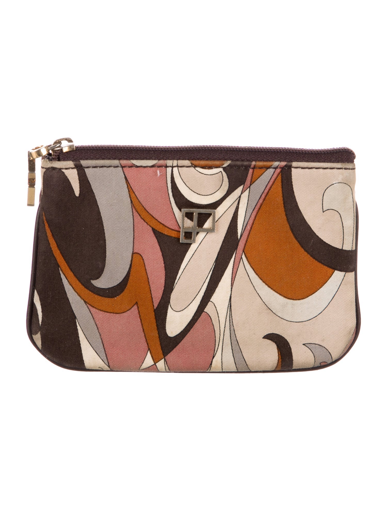 Emilio Pucci Leather Printed Wallet