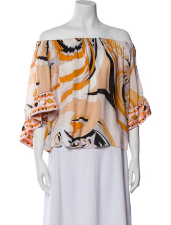 Emilio Pucci Silk Printed Blouse