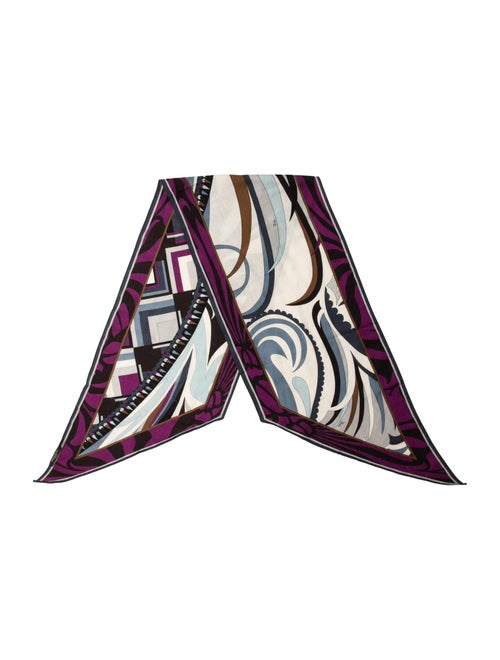 Emilio Pucci Silk Printed Scarf
