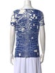 Emilio Pucci Printed Cowl Neck T-Shirt