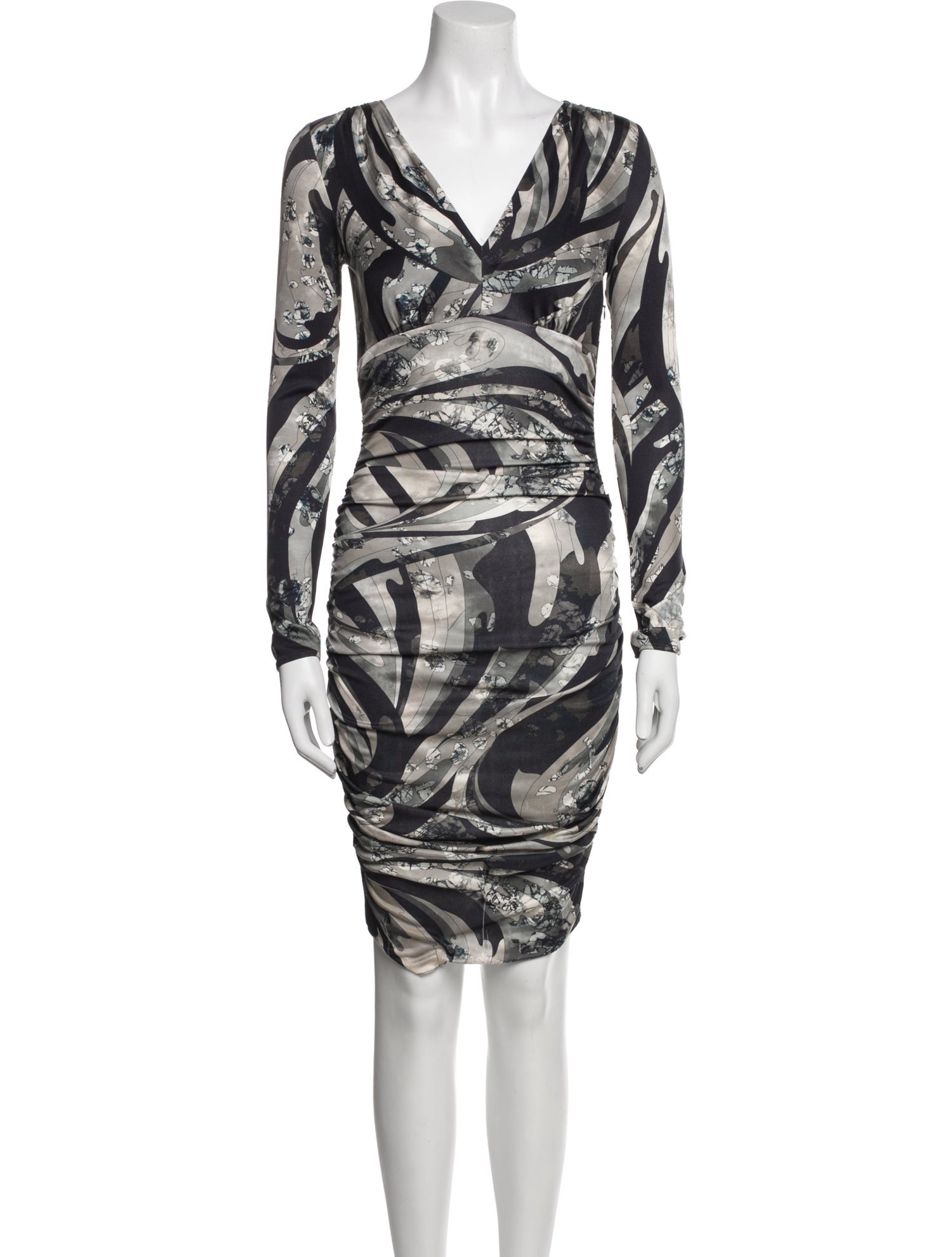 Emilio Pucci Silk Knee-Length Dress