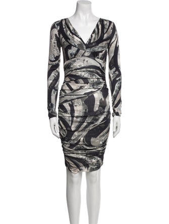 Emilio Pucci Silk Knee-Length Dress