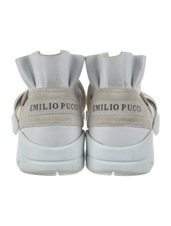 Emilio Pucci Ruffle Embellishment Sneakers