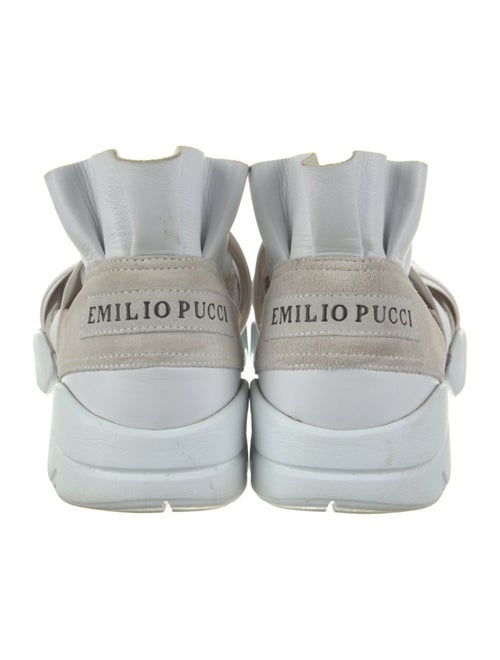 Emilio Pucci Ruffle Embellishment Sneakers