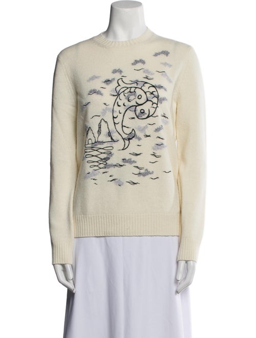 Emilio Pucci Wool Graphic Print Sweater