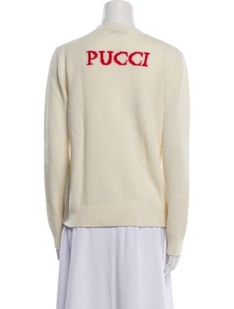 Emilio Pucci Wool Graphic Print Sweater