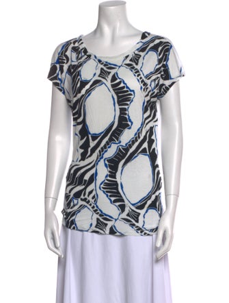 Emilio Pucci Printed Scoop Neck T-Shirt