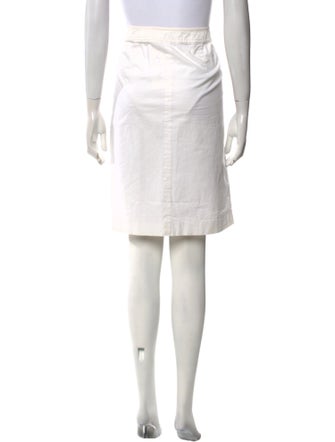 Emilio Pucci Leather Trim Embellishment Knee-Length Skirt