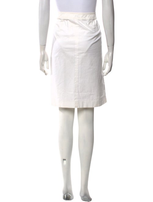 Emilio Pucci Leather Trim Embellishment Knee-Length Skirt