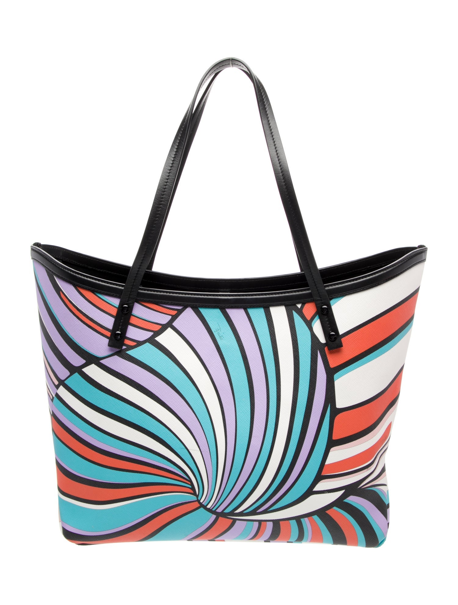 Emilio Pucci Saffiano Leather Tote