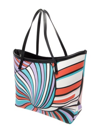 Emilio Pucci Saffiano Leather Tote