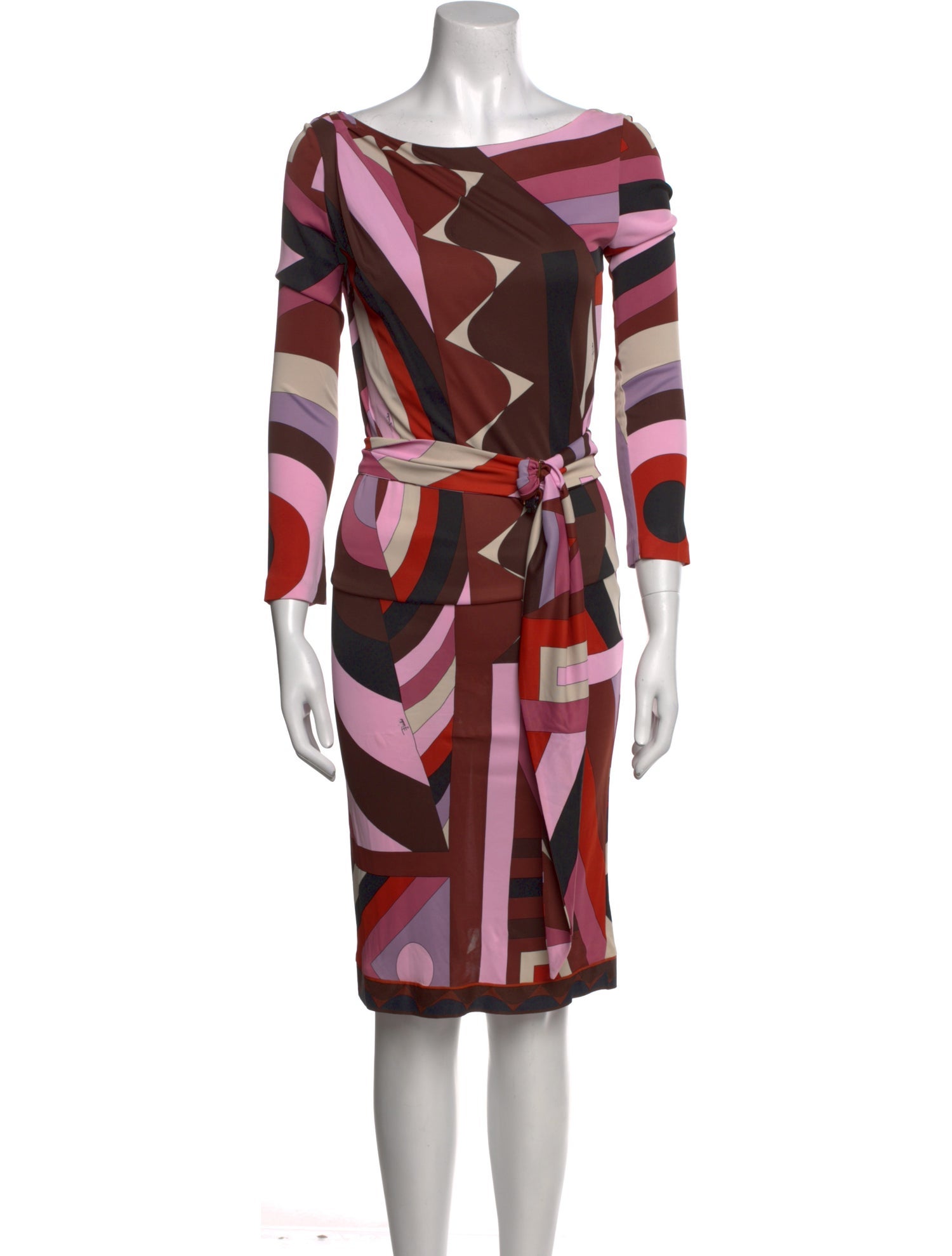Emilio Pucci Printed Knee-Length Dress