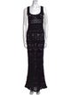 Emilio Pucci Lace Pattern Long Dress