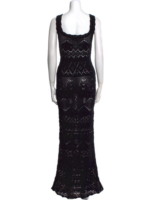 Emilio Pucci Lace Pattern Long Dress