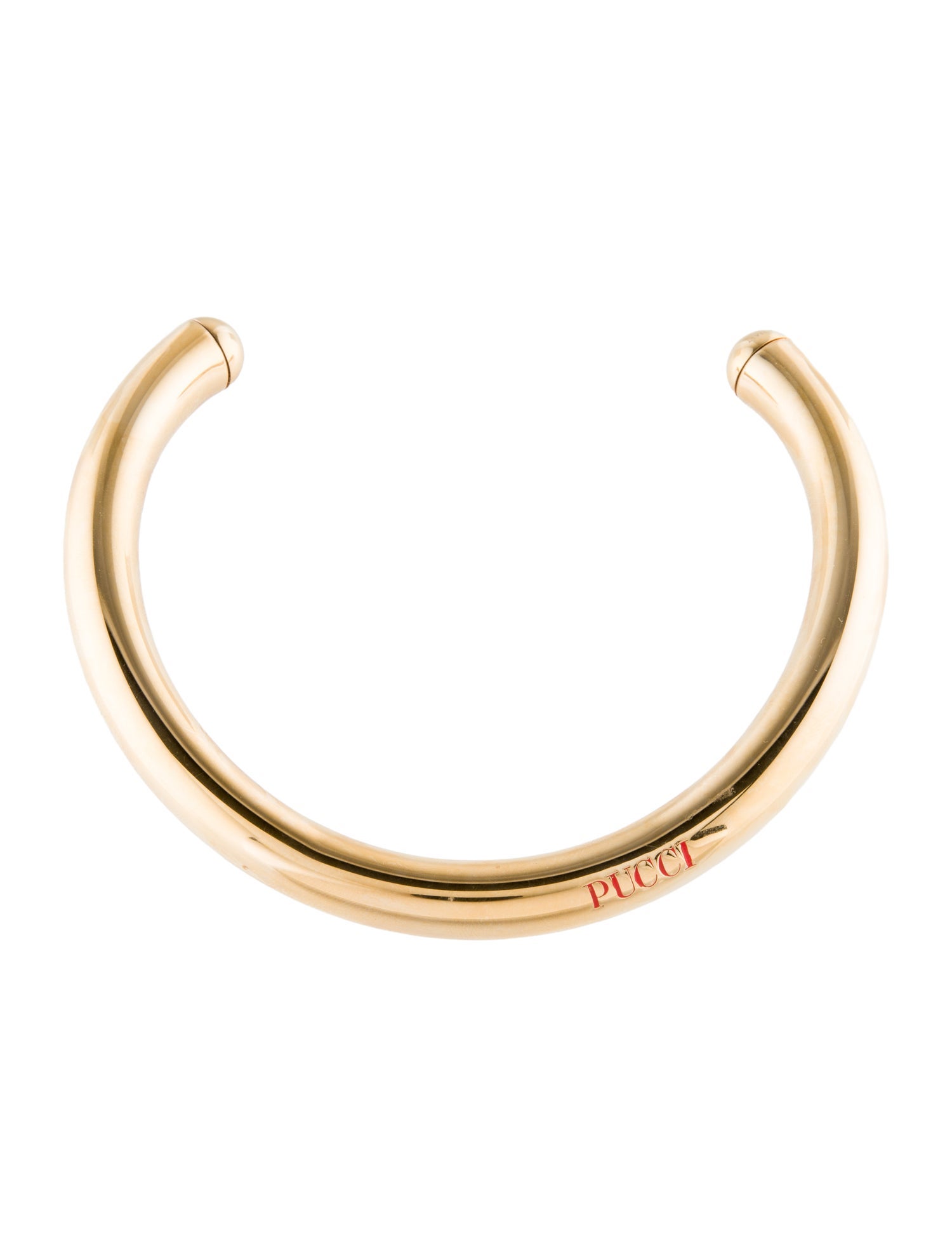 Emilio Pucci Enamel Cuff Choker Necklace