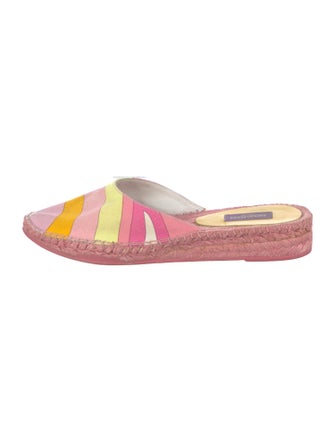 Emilio Pucci Canvas Printed Espadrilles