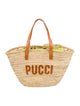 Emilio Pucci Raffia Shoulder Bag