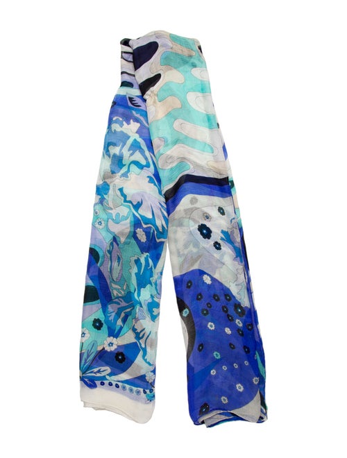 Emilio Pucci Silk Printed Scarf