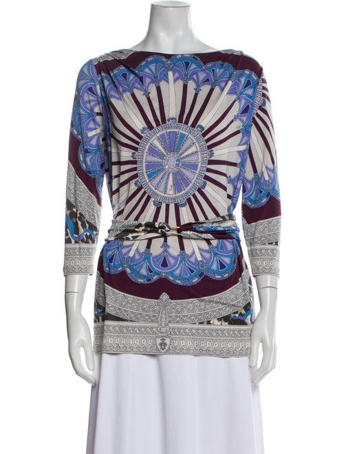Emilio Pucci Silk Printed Tunic