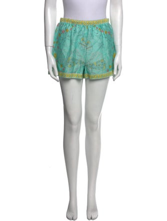 Emilio Pucci Linen Mini Shorts