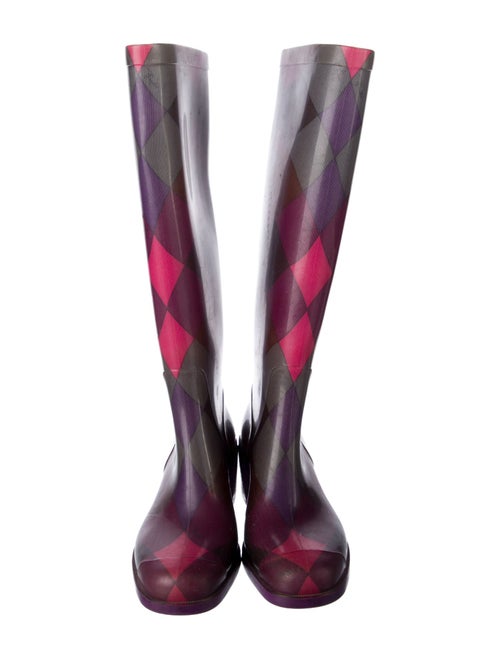 Emilio Pucci Rubber Printed Rain Boots