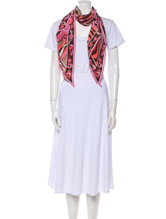 Emilio Pucci Silk Printed Scarf