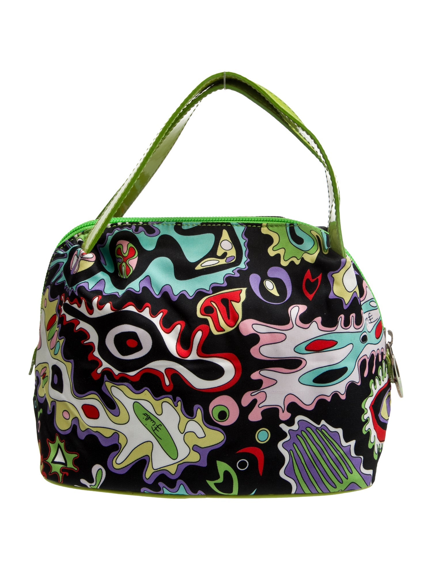 Emilio Pucci Satin Top Handle Bag