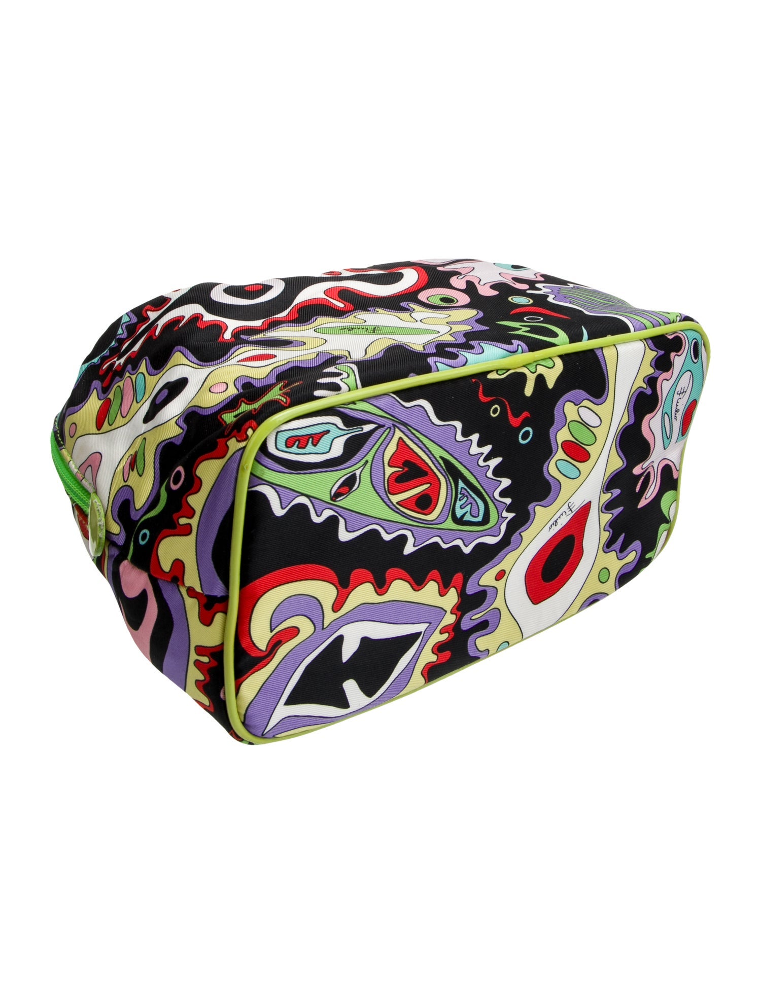 Emilio Pucci Satin Top Handle Bag