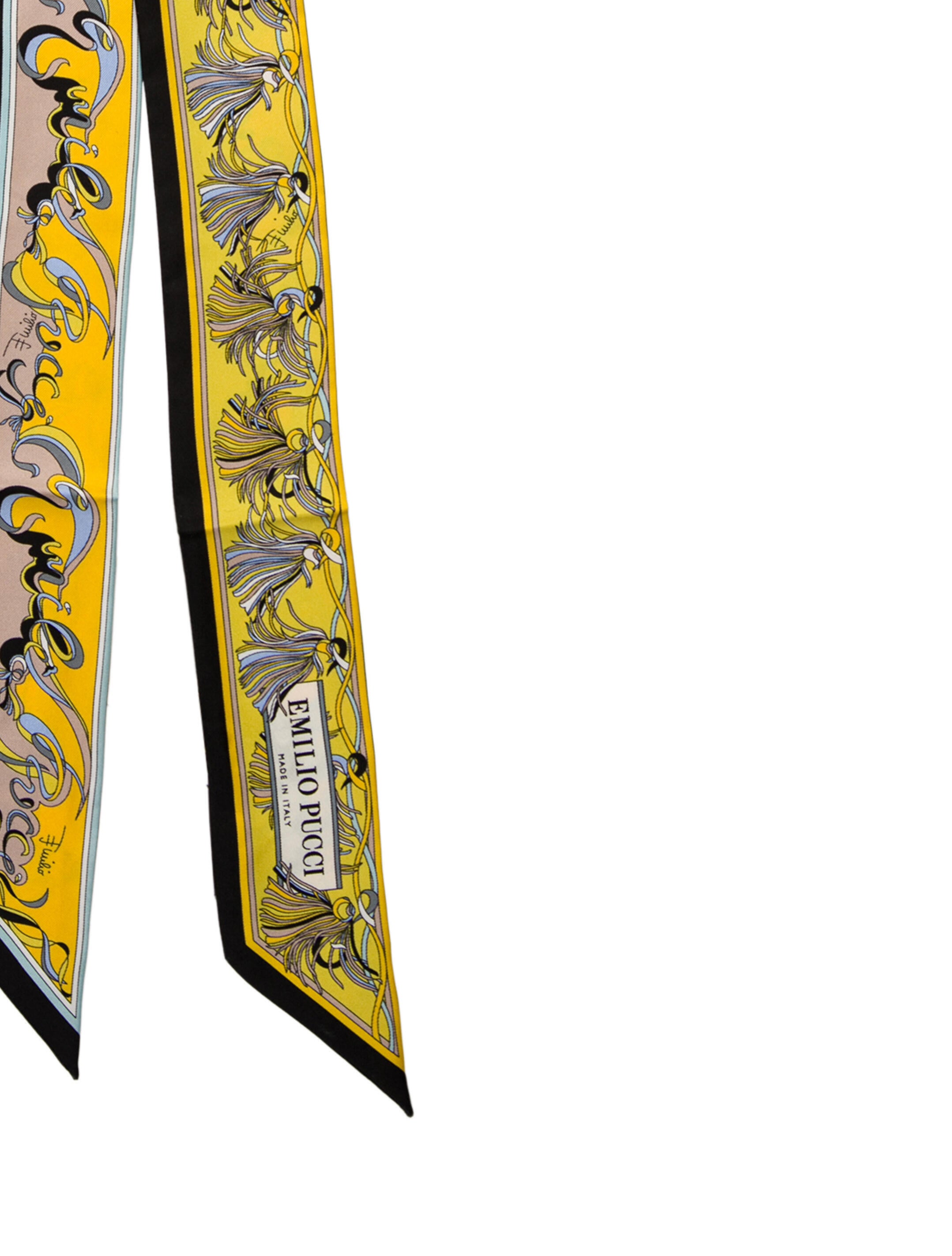 Emilio Pucci Silk Printed Bandeau w/ Tags