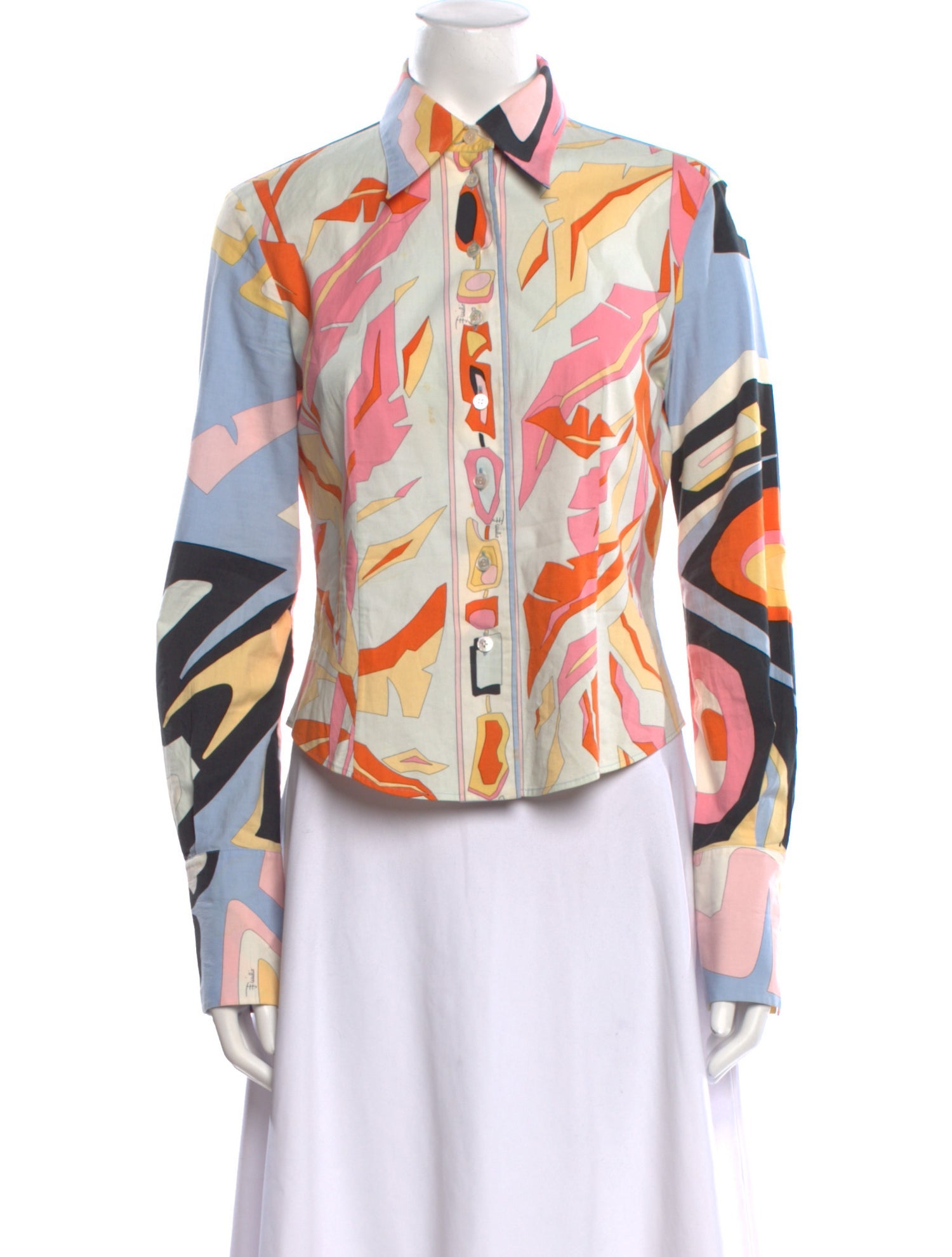 Emilio Pucci Vintage 2000's Button-Up Top