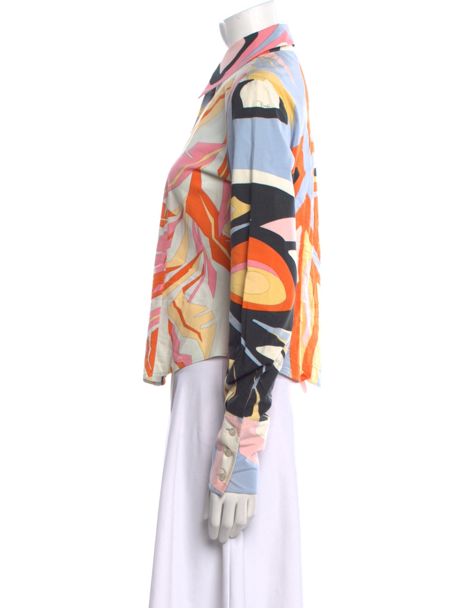 Emilio Pucci Vintage 2000's Button-Up Top