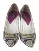 Emilio Pucci Satin Printed Pumps