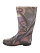 Emilio Pucci Rubber Printed Rain Boots