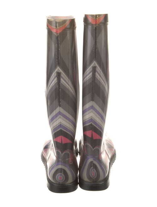 Emilio Pucci Rubber Printed Rain Boots