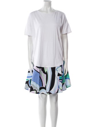 Emilio Pucci Graphic Print Mini Dress