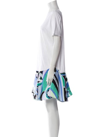 Emilio Pucci Graphic Print Mini Dress