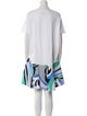Emilio Pucci Graphic Print Mini Dress