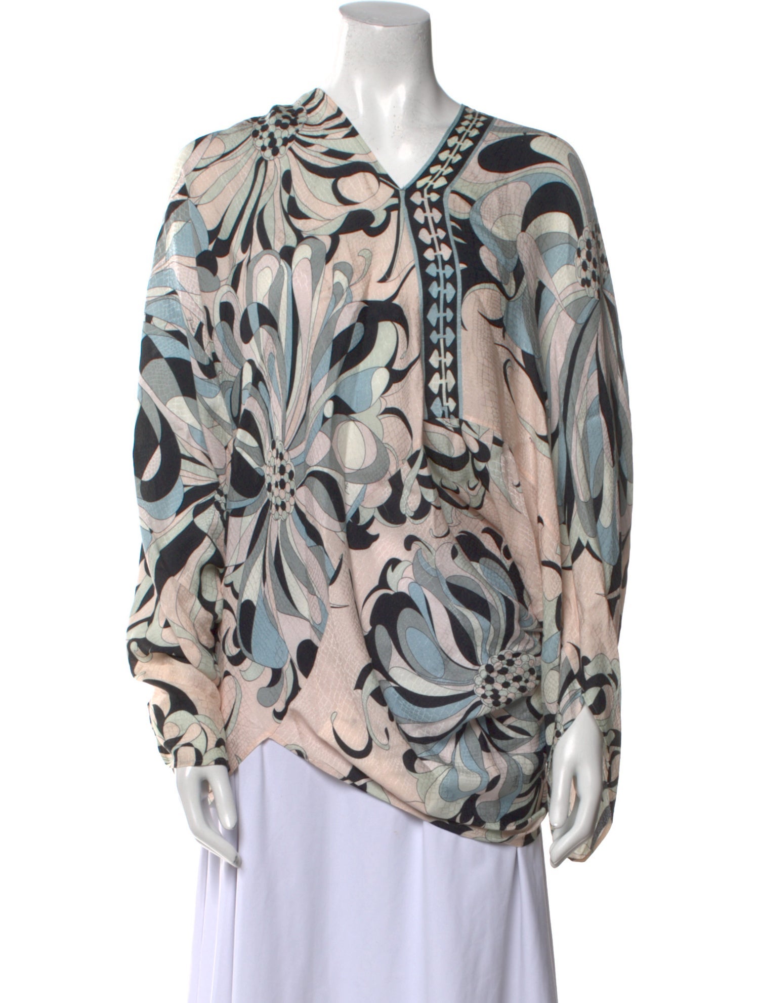Emilio Pucci Silk Printed Blouse