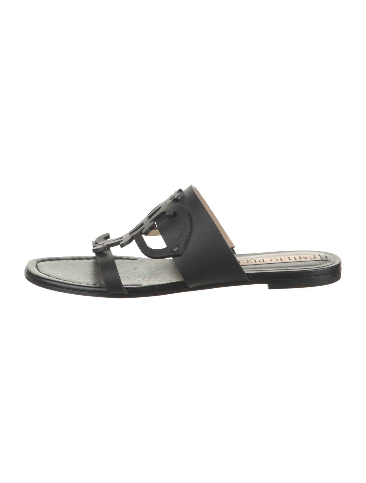 Emilio Pucci Leather Slides