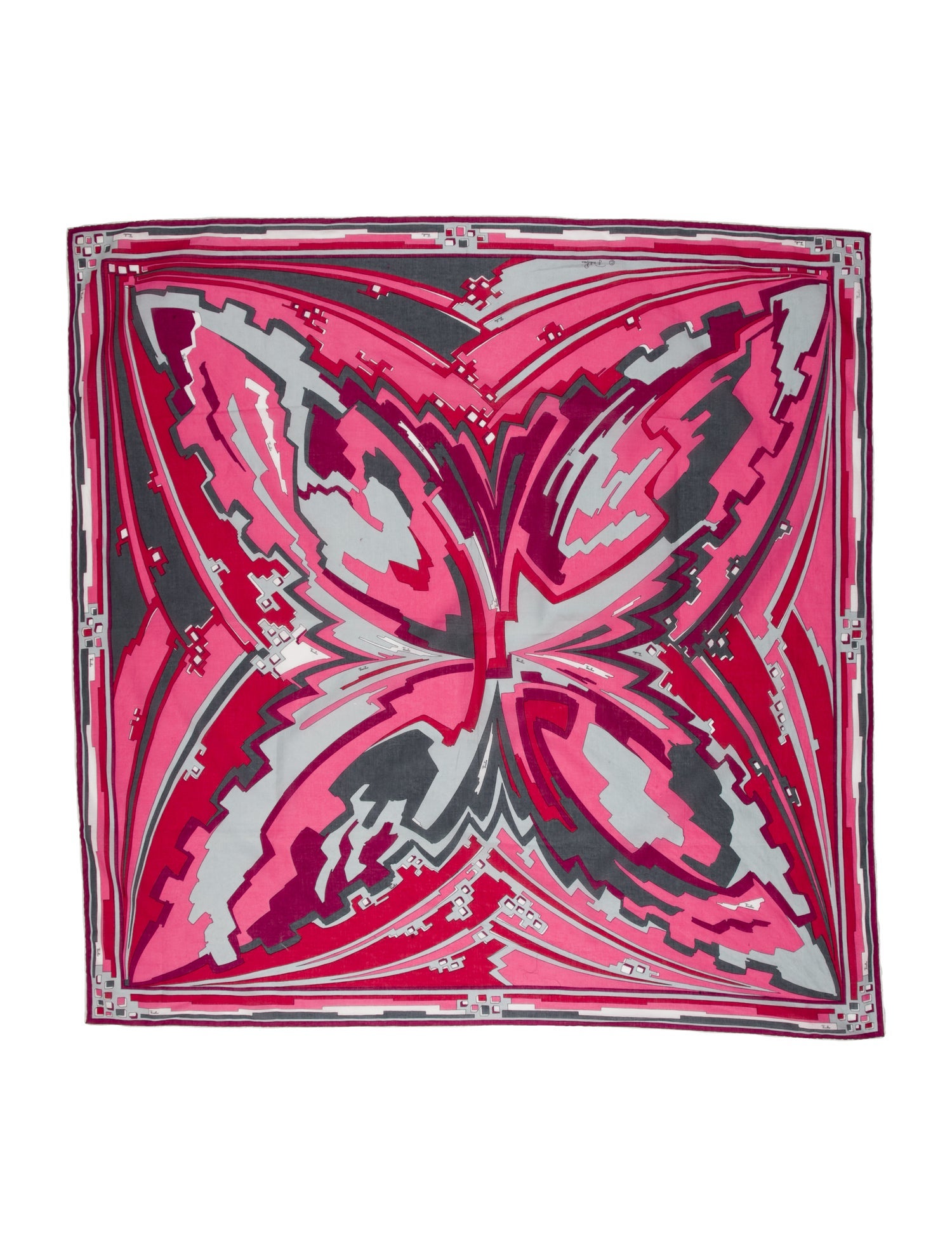 Emilio Pucci Silk Printed Scarf