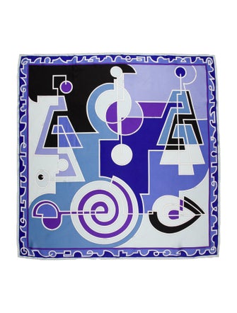 Emilio Pucci Silk Printed Scarf