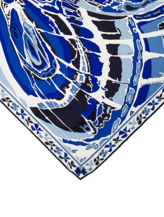 Emilio Pucci Silk Printed Scarf