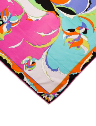 Emilio Pucci Silk Printed Scarf