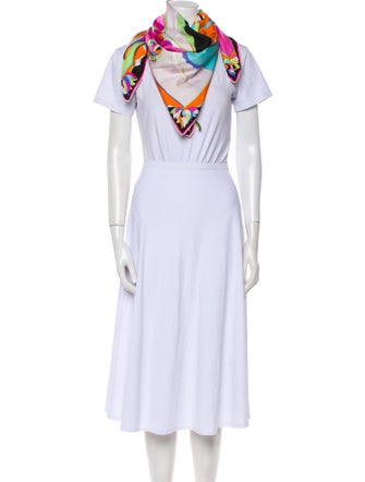 Emilio Pucci Silk Printed Scarf