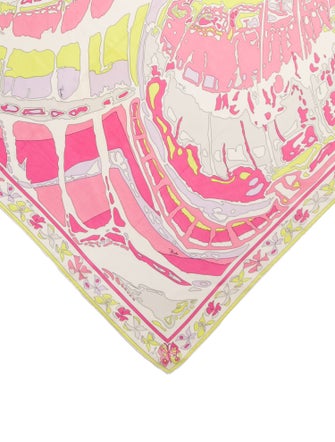 Emilio Pucci Silk Printed Scarf
