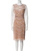 Emilio Pucci Lace Pattern Knee-Length Dress