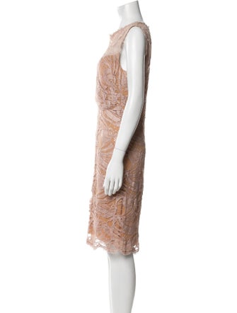 Emilio Pucci Lace Pattern Knee-Length Dress